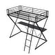 preview thumbnail 8 of 9, Twin Metal Loft Bed with Desk & Guardrails - Industrial Style with Safety