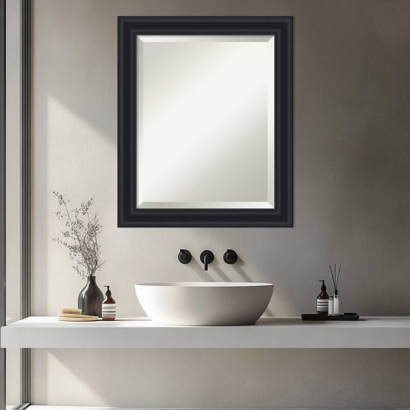 Dalat Beveled Framed Bathroom Vanity Wall Mirror