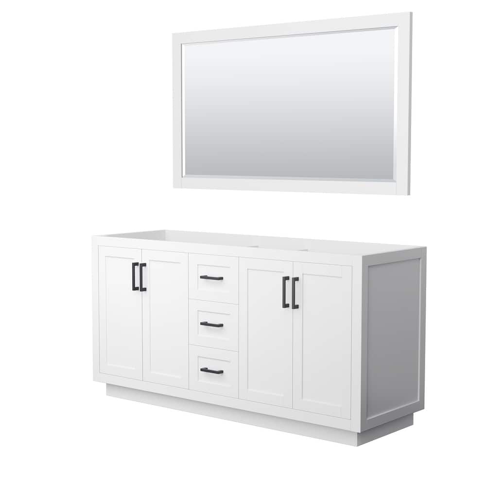 Miranda Bathroom Vanity Cabinet, 58-Inch Mirror
