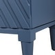 preview thumbnail 6 of 8, Uttermost Colby 36" Wide 3 Drawer Rubberwood Dresser - Deep Sea Blue