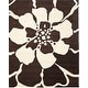 preview thumbnail 3 of 28, SAFAVIEH Handmade Soho Kristen Floral N.Z. Wool Rug 7'6" x 9'6" - Brown/Beige - Rectangle