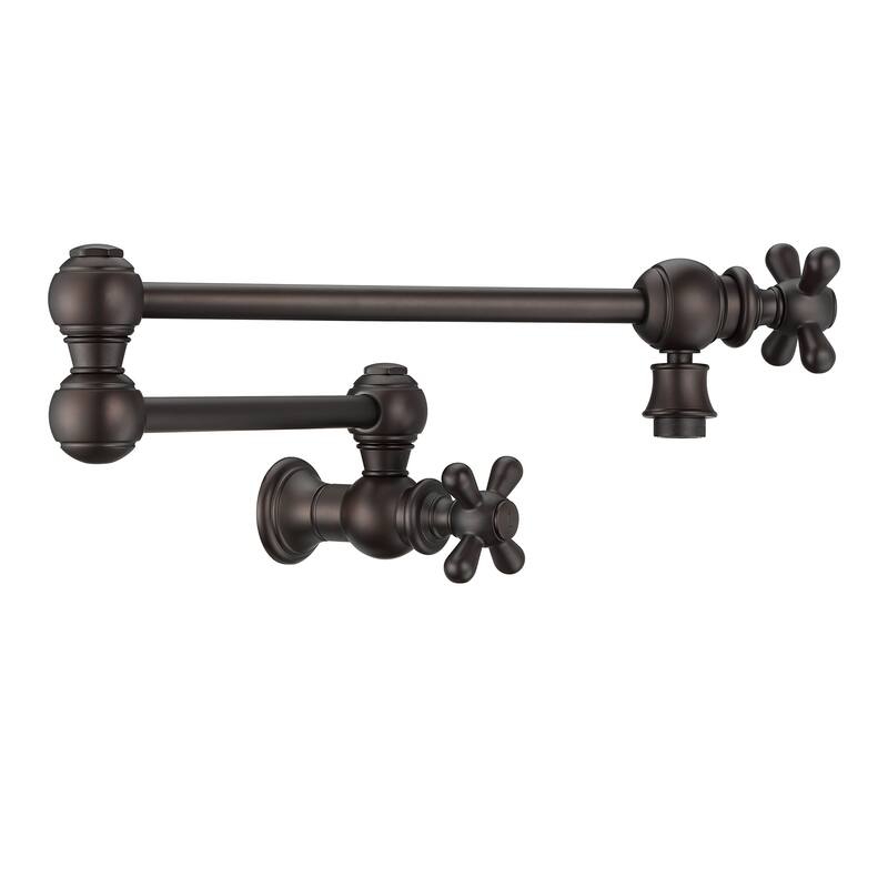 Whitehaus WHKPFCR3-9550-NT Vintage III Plus 1.8 GPM Wall Mounted - Oil Rubbed Bronze