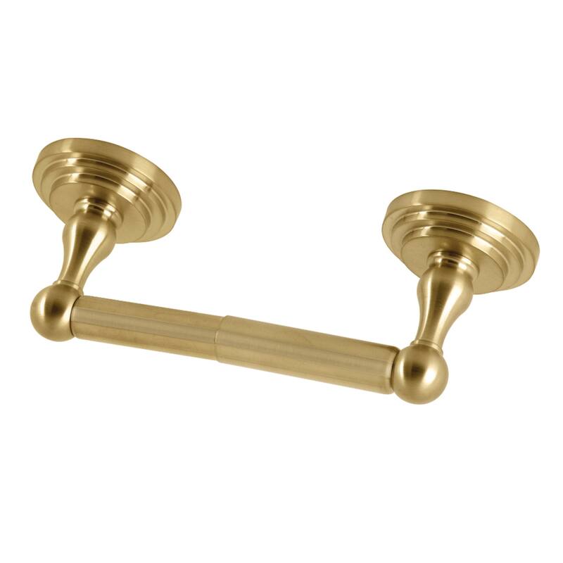 Kingston Brass Milano Toilet Paper Holder - Brushed Brass