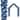 vidaXL Christmas Garland with LED Lights 33 ft Blue - 393.7"