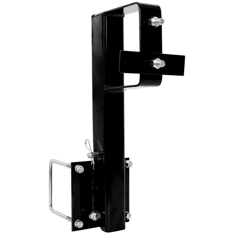 Folding Spare Tire Carrier for RV – Heavy Duty Trailer Spare Tire Mount For 4" Square Bumpers