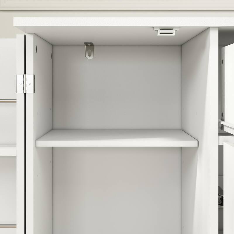 Sideboard Buffet Cabinet with Storage, 4 Doors & 1 Drawer, Modern Coffee Bar for Kitchen & Dining Room