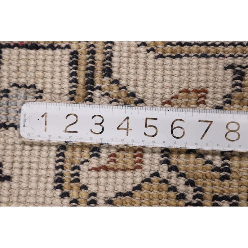 Tabriz Indian Area Rug Handmade Traditional Orange Wool Carpet - 7'11"x 10'1"