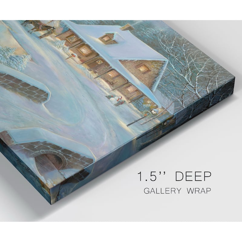 Little Meadows Xmas-Premium Gallery Wrapped Canvas - Ready to Hang