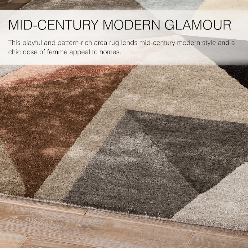 Scalene Handmade Geometric Area Rug