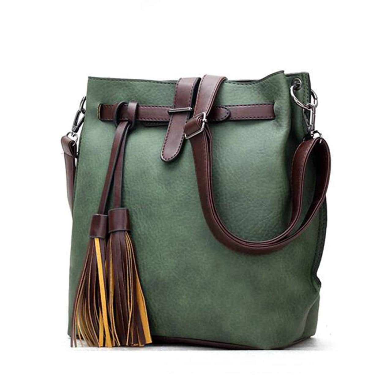 Fashionable Crossbody Bag For Women/'s Shoulder Bag/'s Designer Leather Bucket New