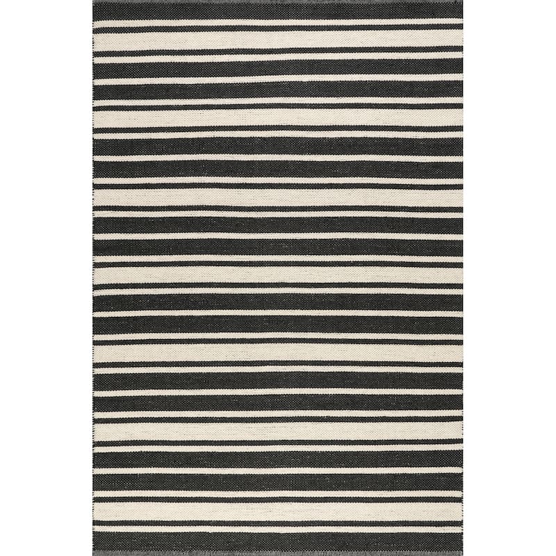 Frenshe Interiors Bowery Striped Wool Area Rug