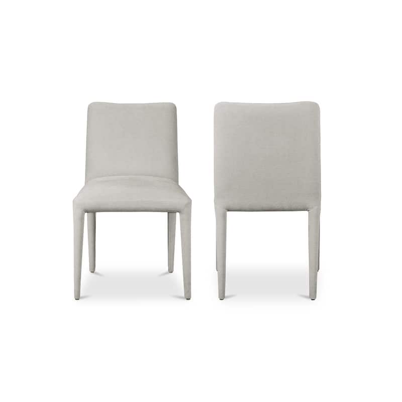 Aurelle Home Modern Upholstered Parson Dining Chair, Set of 2 - 20.5" W x 33" H x 23.5" D