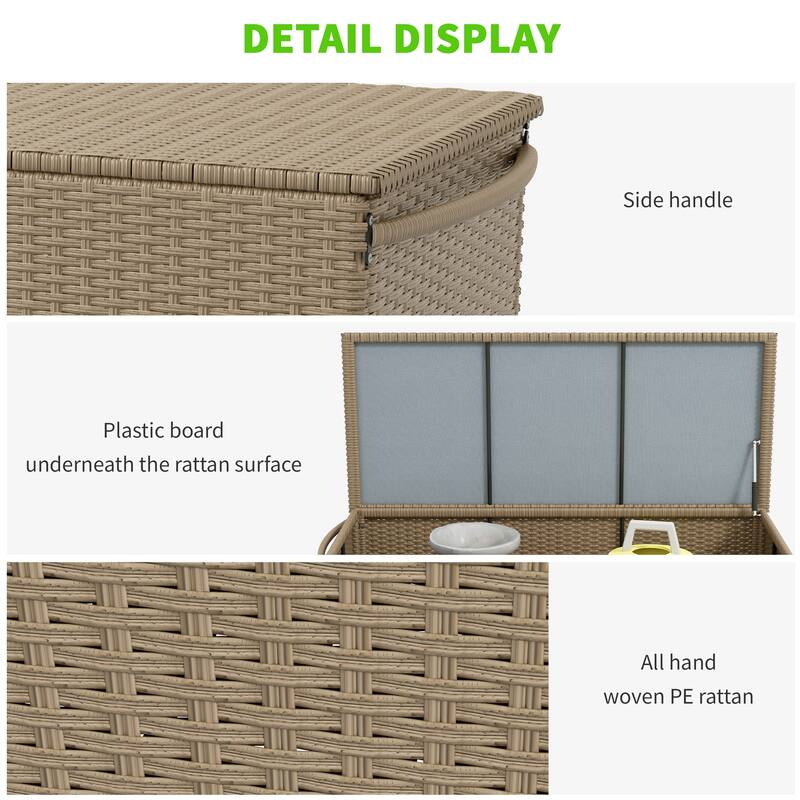 Outsunny 83 Gallon Deck Box