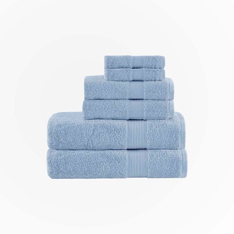 6 Piece Cotton Towel Set