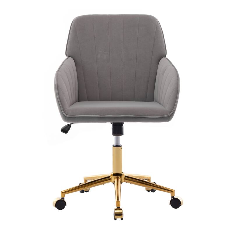 Modern Upholstered Swivel Office Chair