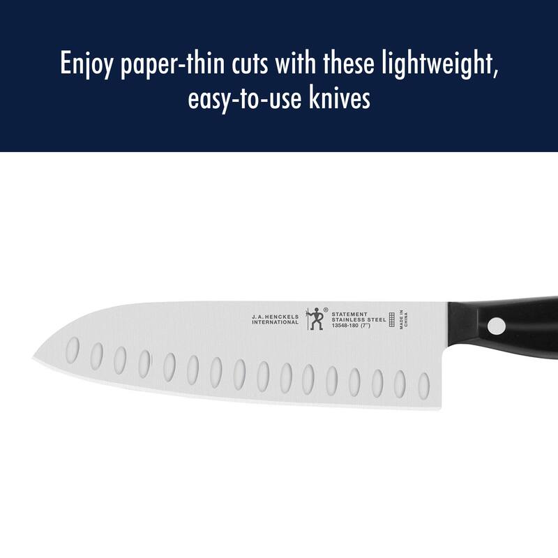 HENCKELS Statement Hollow Edge Santoku Knife