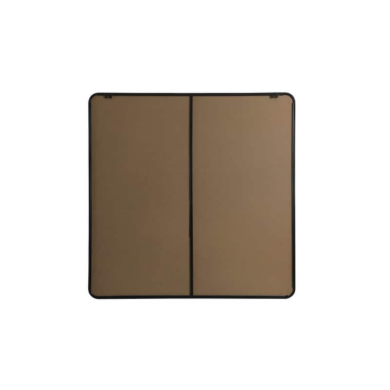 Indigo Home Soft corner metal square mirror 48x48 inch