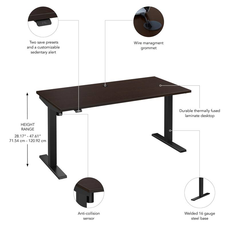 Bush Business Furniture Move 40 Series 60x30 Adjustable Standing Desk