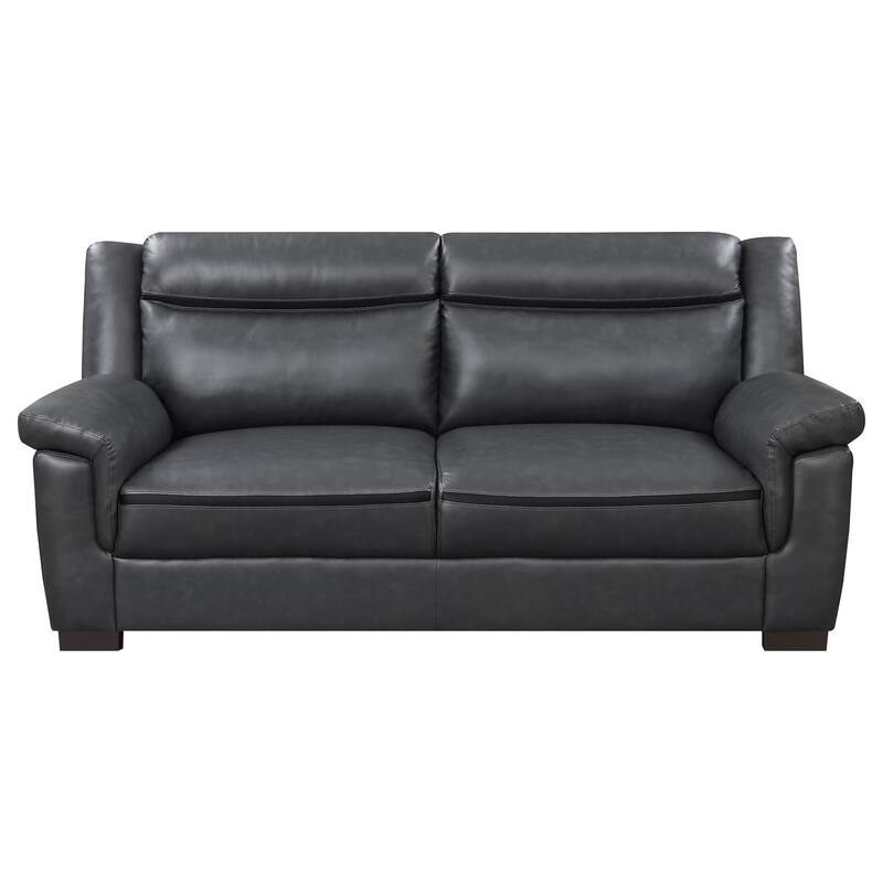 Arabella Transitional Upholstered Padded Arm Sofa Set