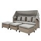 preview thumbnail 23 of 27, 4 Piece UV-Proof Resin Wicker Patio Sofa Set