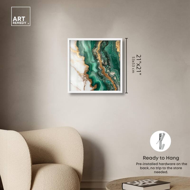 Malachite Majesty Shadowbox by Art Remedy