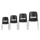 preview thumbnail 7 of 12, Kid's Ergonomic Shell Stack Chair with 14" Seat Height