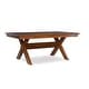 preview thumbnail 3 of 9, Kraven Brown Rustic Wood Farmhouse 7 Piece Dining Set