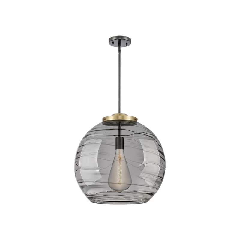Innovations Lighting 221-1S-20-18 Athens Pendant Athens Deco Swirl 18"