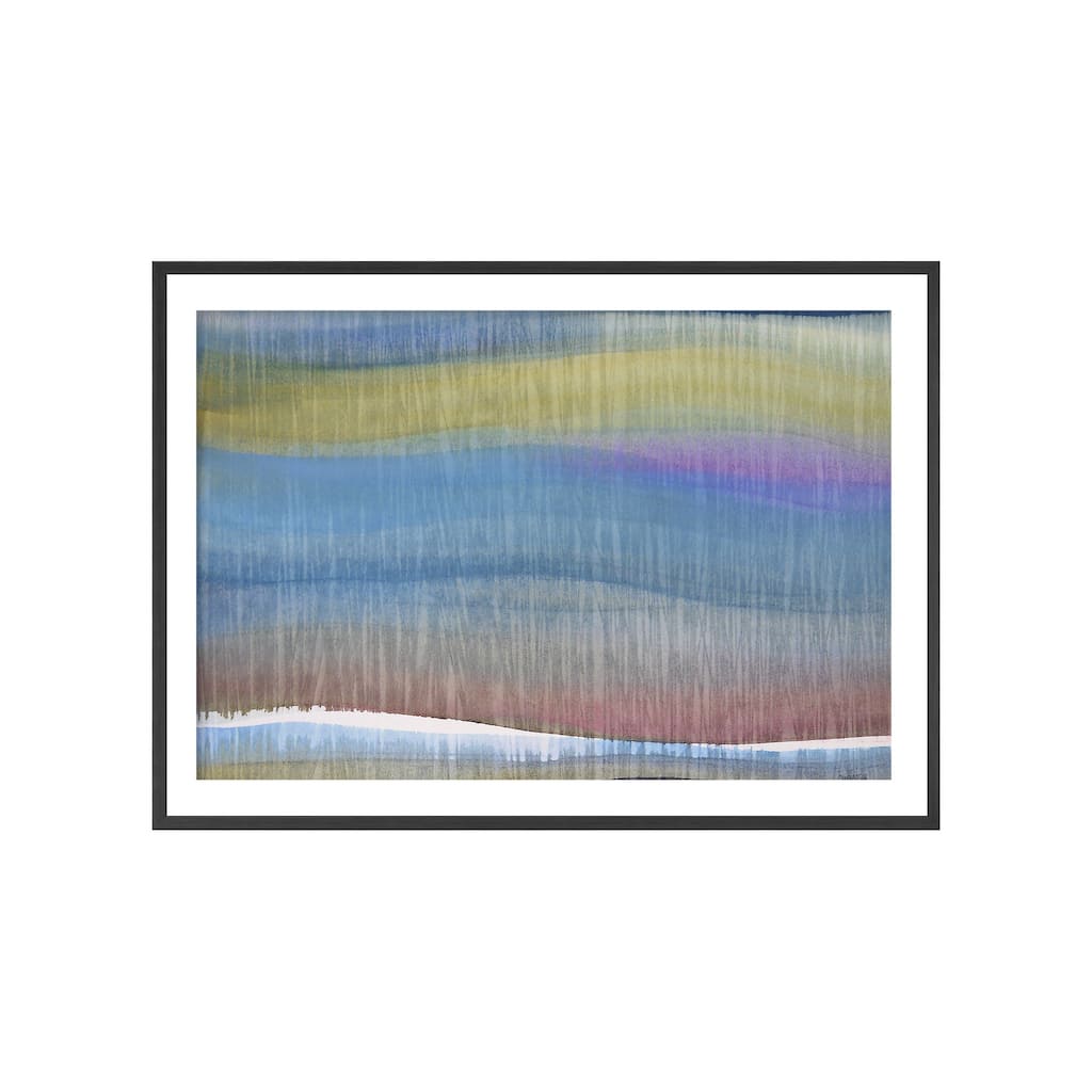 Painted Horizon Framed Print Wall Art by Norman Wyatt Jr.