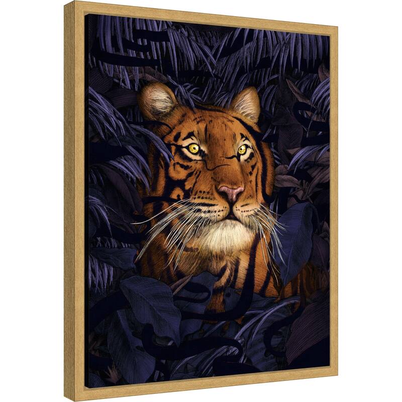 God Is a Weaver Colour Large by Ec Mazur Framed Canvas Wall Art