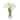 Enova Home Mixed Artificial Real Touch Lily and Baby Breath Flower Arrangement in Clear Glass Vase with Faux Water - Cream White