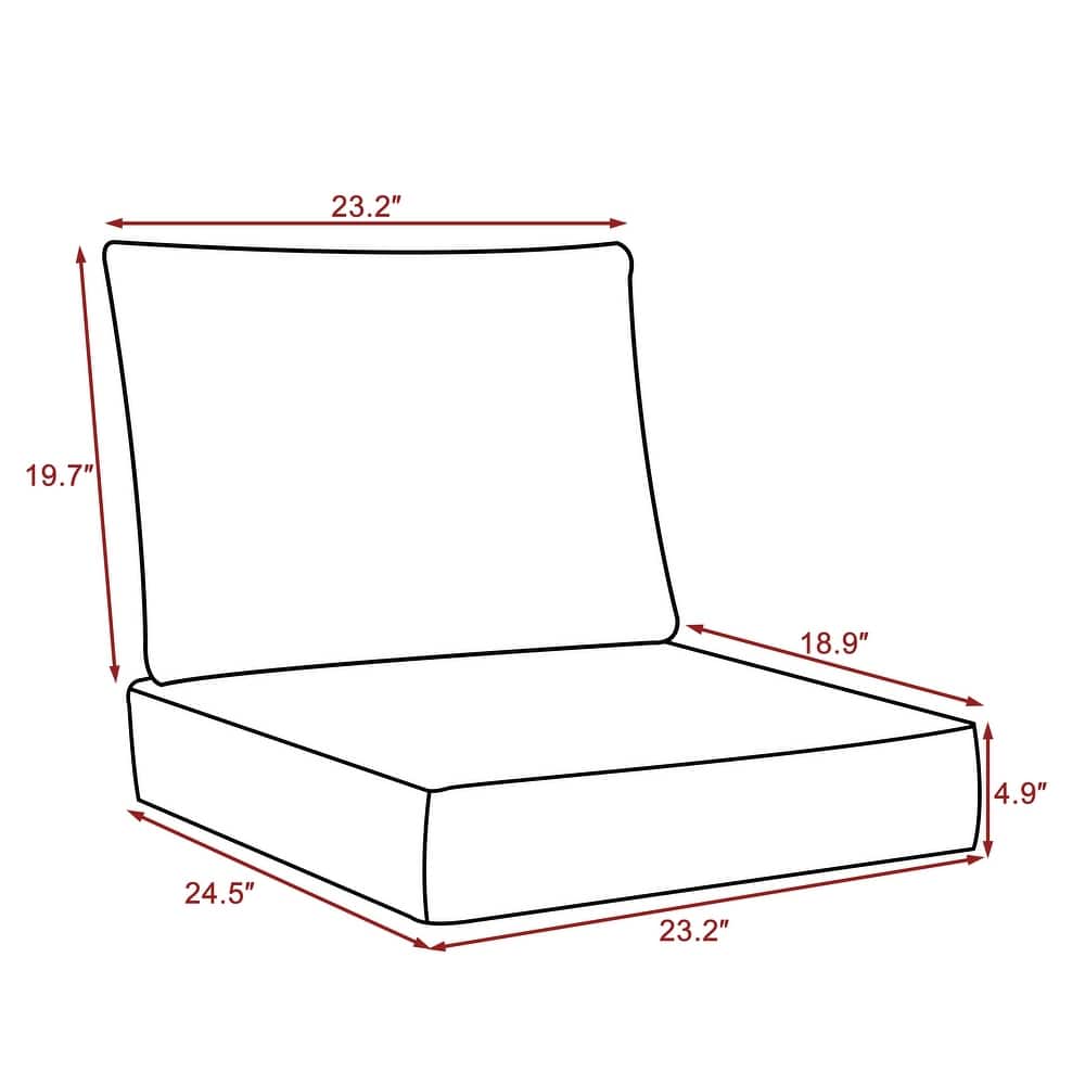 Outdoor Seat Cushions Patio Set Chair Cushions