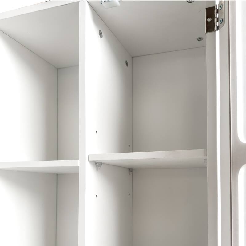 Large Home Office L-Shaped Corner Desk with Drawers & Bookshelf