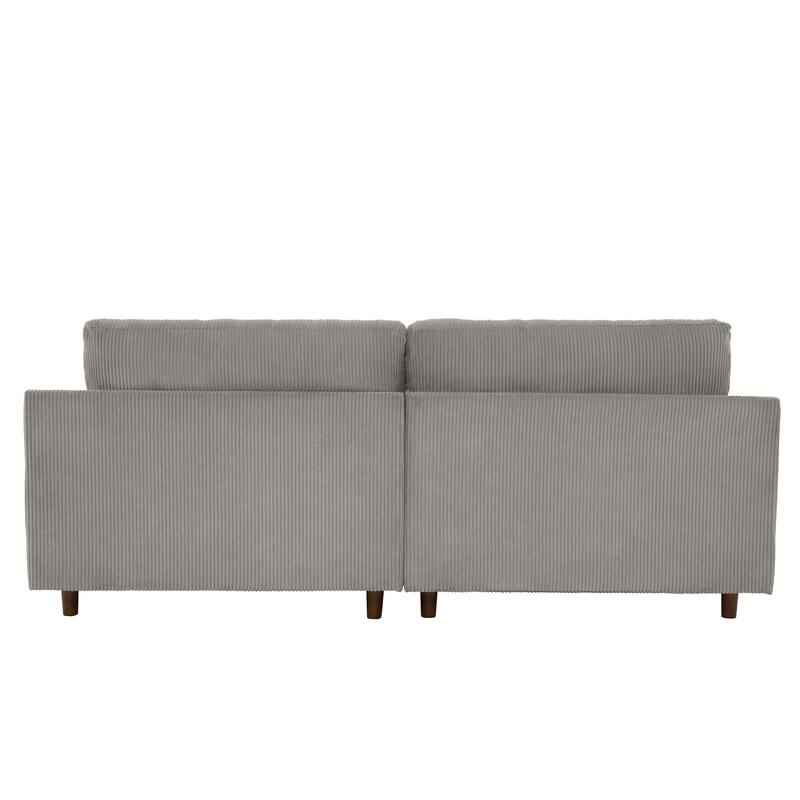Modern 90" inch Sofa Comfy Corduroy Deep Seats Sofa