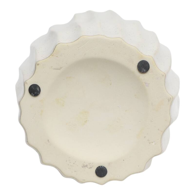 Ceramic Decorative Vase Tall Flower Sculpted Inspired Design