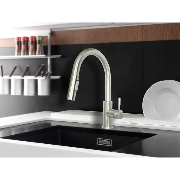 WMF-8101SS-BN - Stainless Steel Kitchen Sink Faucet Single ...