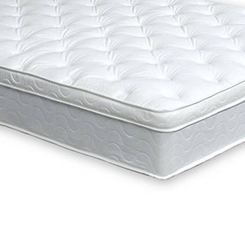 Fima 11 Inch Queen Pillow Top Mattress, Medium Firmness Hi Density Foam