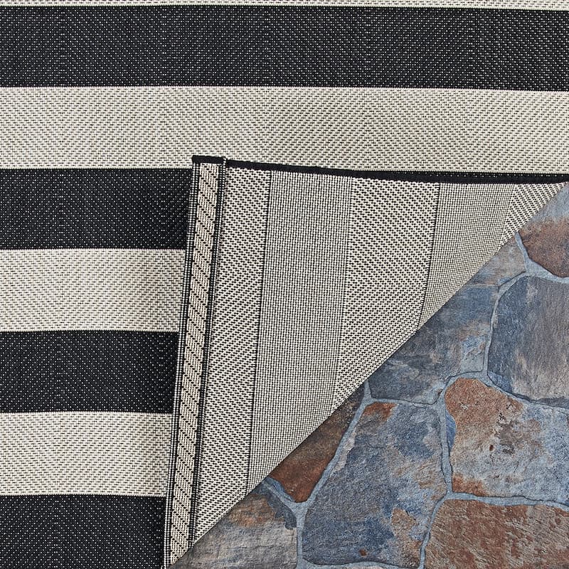 Dream Decor Rugs Hampton Striped Indoor Outdoor Area Rug