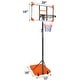 preview thumbnail 17 of 22, Roomfitters Portable Basketball Goal System with Stable Base and Wheels, Adjustable Height 5.6-7ft for Indoor Outdoor