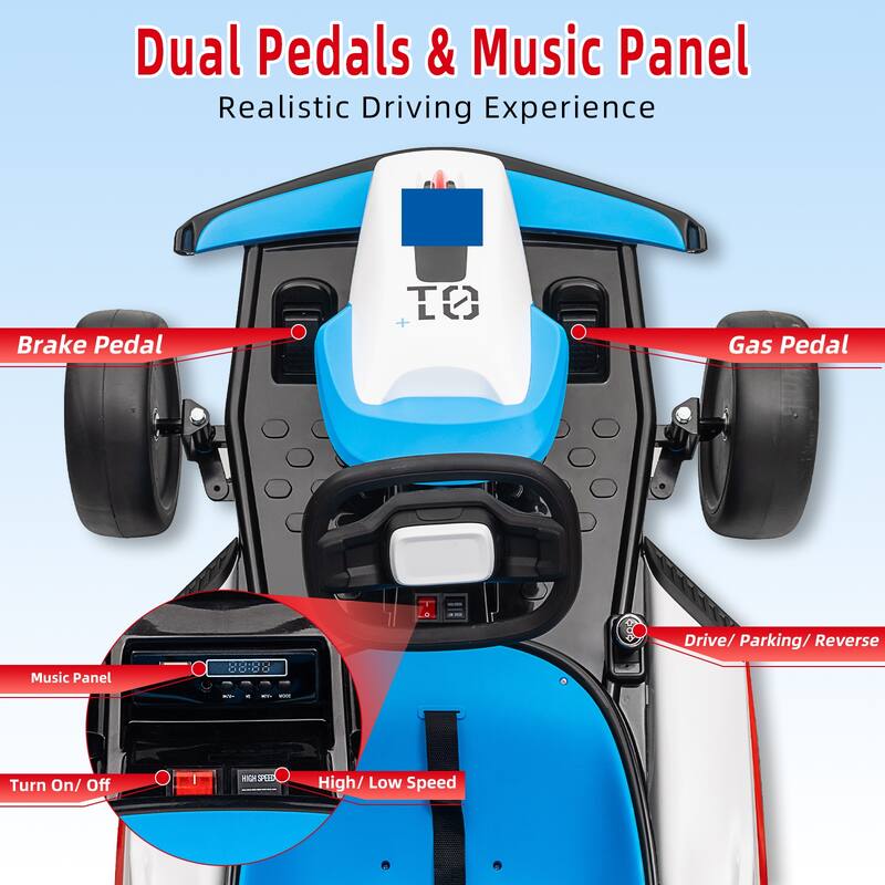 24V Electric Drift Go Kart for Kids 6-12 Best Gift