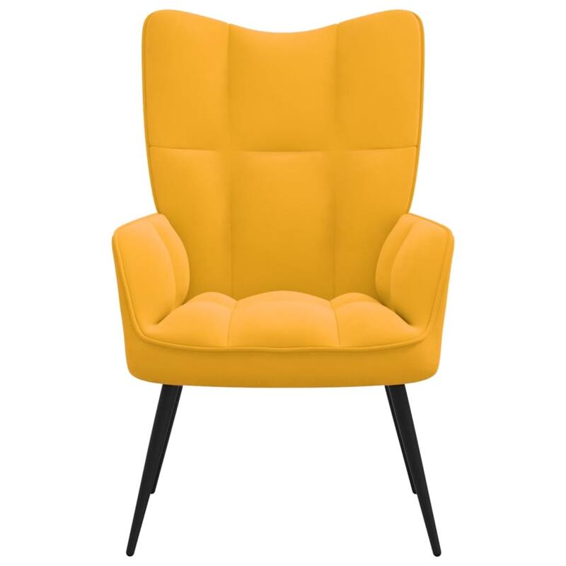 vidaXL Relaxing Chair multi colors Velvet