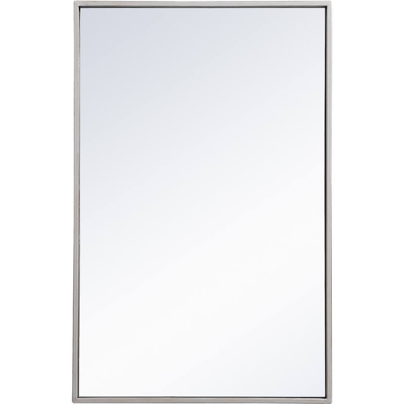 Elegant Lighting Eternity 28" x 18" Rectangular Flat Metal Framed