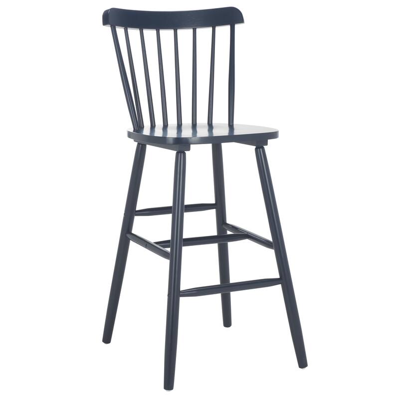 SAFAVIEH Aida 30-inch Spindle Farmhouse Bar Stool (Set of 2) - 19.9" x 19.8" x 38" - 20"W x 20"D x 43"H