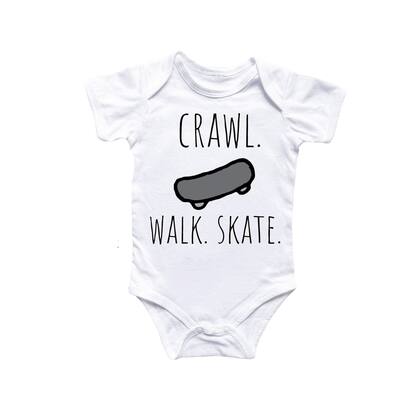 Skateboarding - Baby Boy Girl Clothes Infant Bodysuit Funny Cute Newborn 5