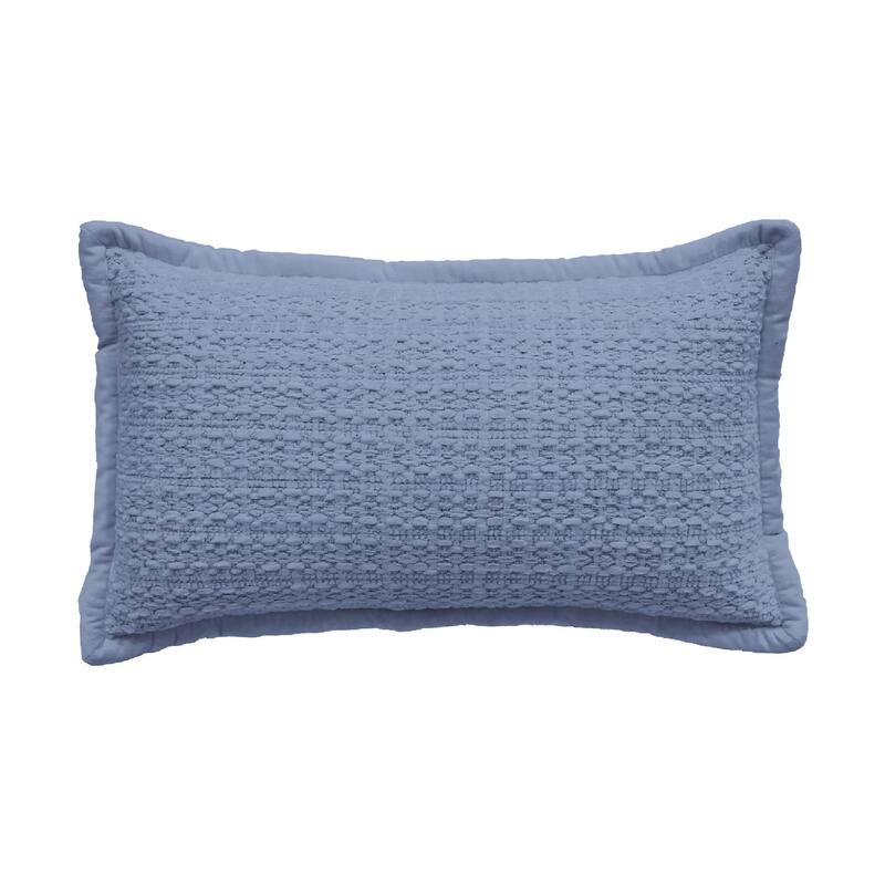 Vibhsa Honeycomb Handwoven Textured Pillow, 14" x 24"