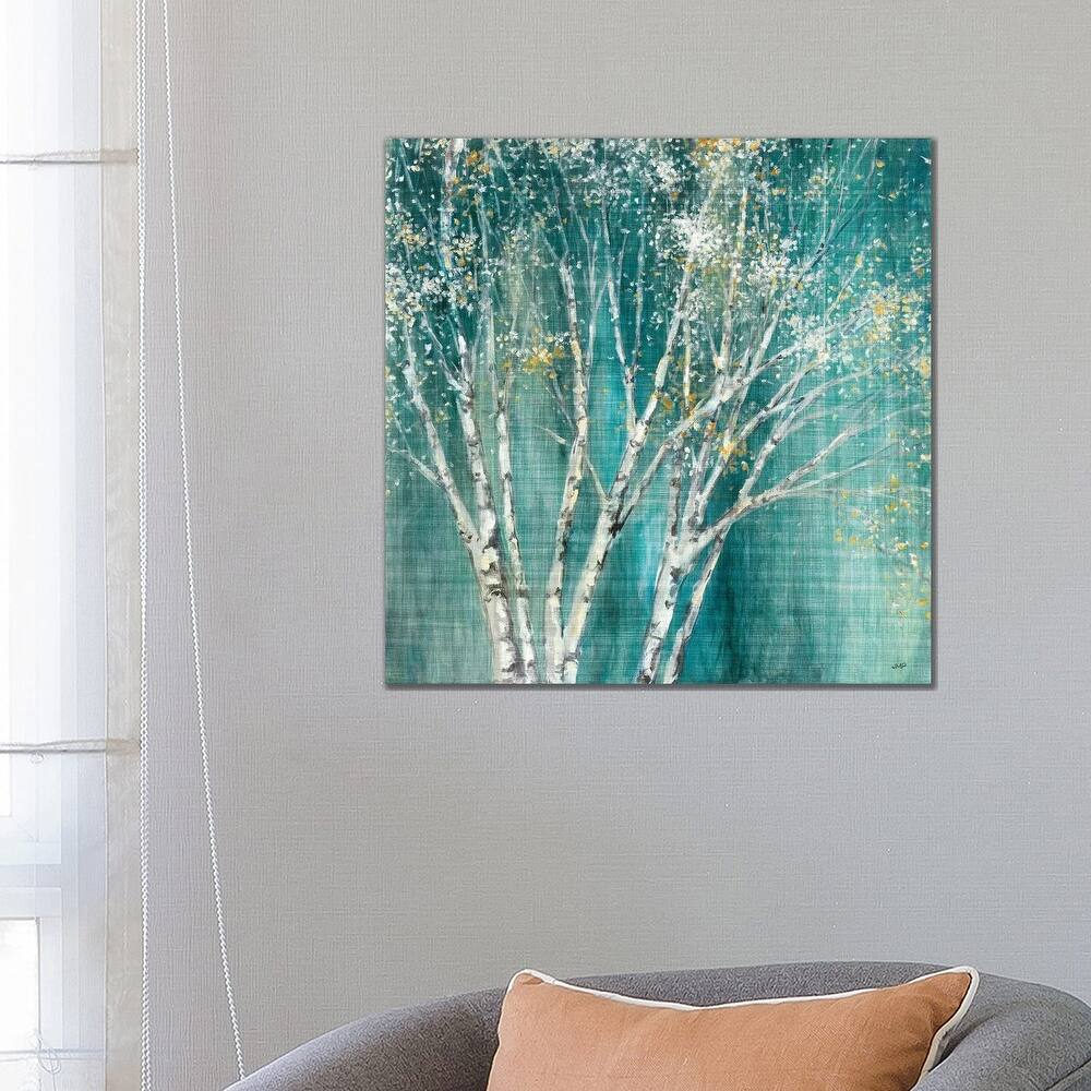 iCanvas "Blue Birch Flipped" by Julia Purinton Canvas Print