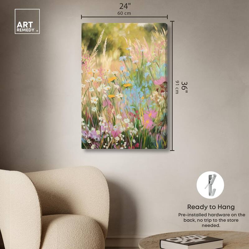 Floral Impressionism I Canvas by Art Remedy, Gallery Wrapped