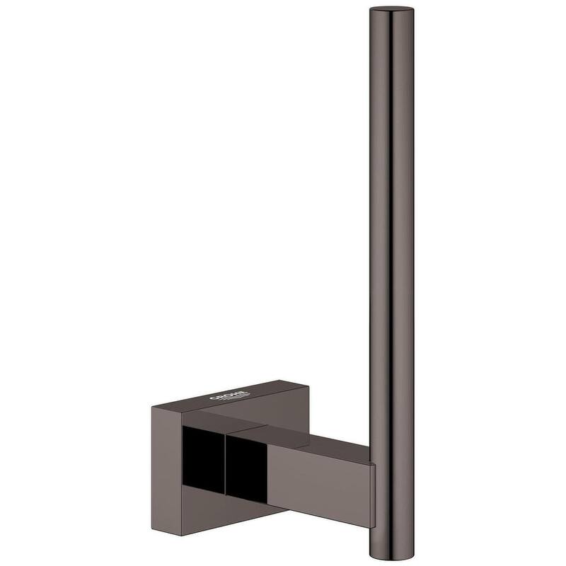 Grohe Essentials Cube Toilet Paper Holder - Hard Graphite