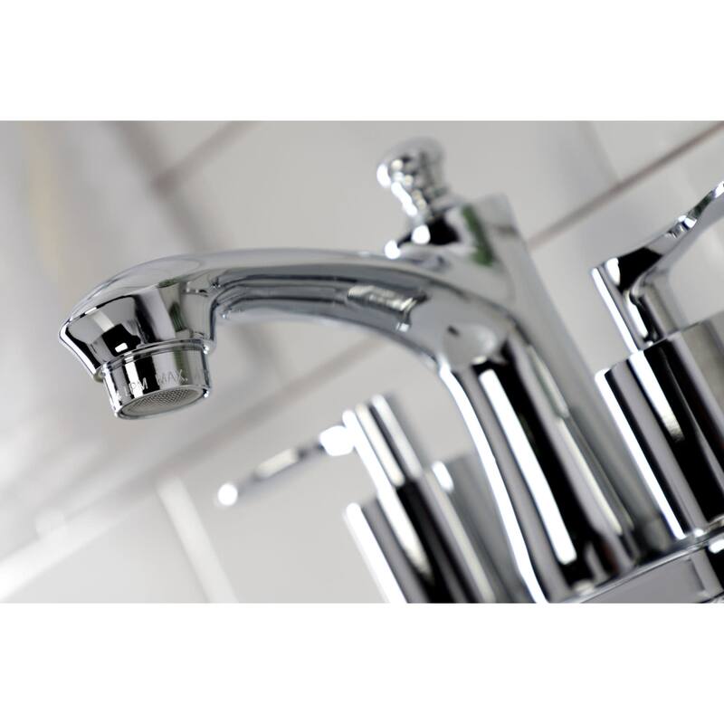 Kingston Brass Serena 1.2 GPM Centerset Bathroom Faucet with Pop-Up
