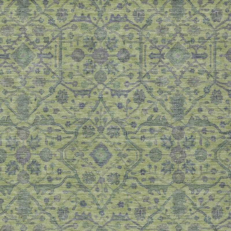 HomeRoots Floral Transitional Rectangle Outdoor Rug